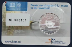 Nederland 5 euro 2012 coincard BU Grachtengordel Amsterdam