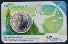 Nederland 5 euro 2013 Vredespaleis coincard