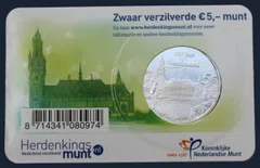 Nederland 5 euro 2013 Vredespaleis coincard