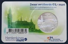 Nederland 5 euro 2013 Vredespaleis coincard