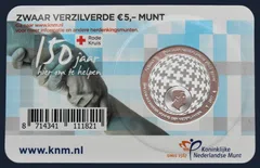Nederland 5 euro 2017 Coincard UNC Rode Kruis 150 jaar