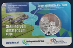 Nederland 5 euro 2017 Stelling van Amsterdam coincard UNC