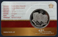 Nederland Willems penning 2013 Coincard
