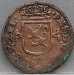 Oord 1576 Holland voorzijde, Koper