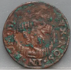 Oord 1576 Holland achterzijde, Koper