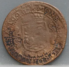 Oord 1608 — Friesland achterzijde