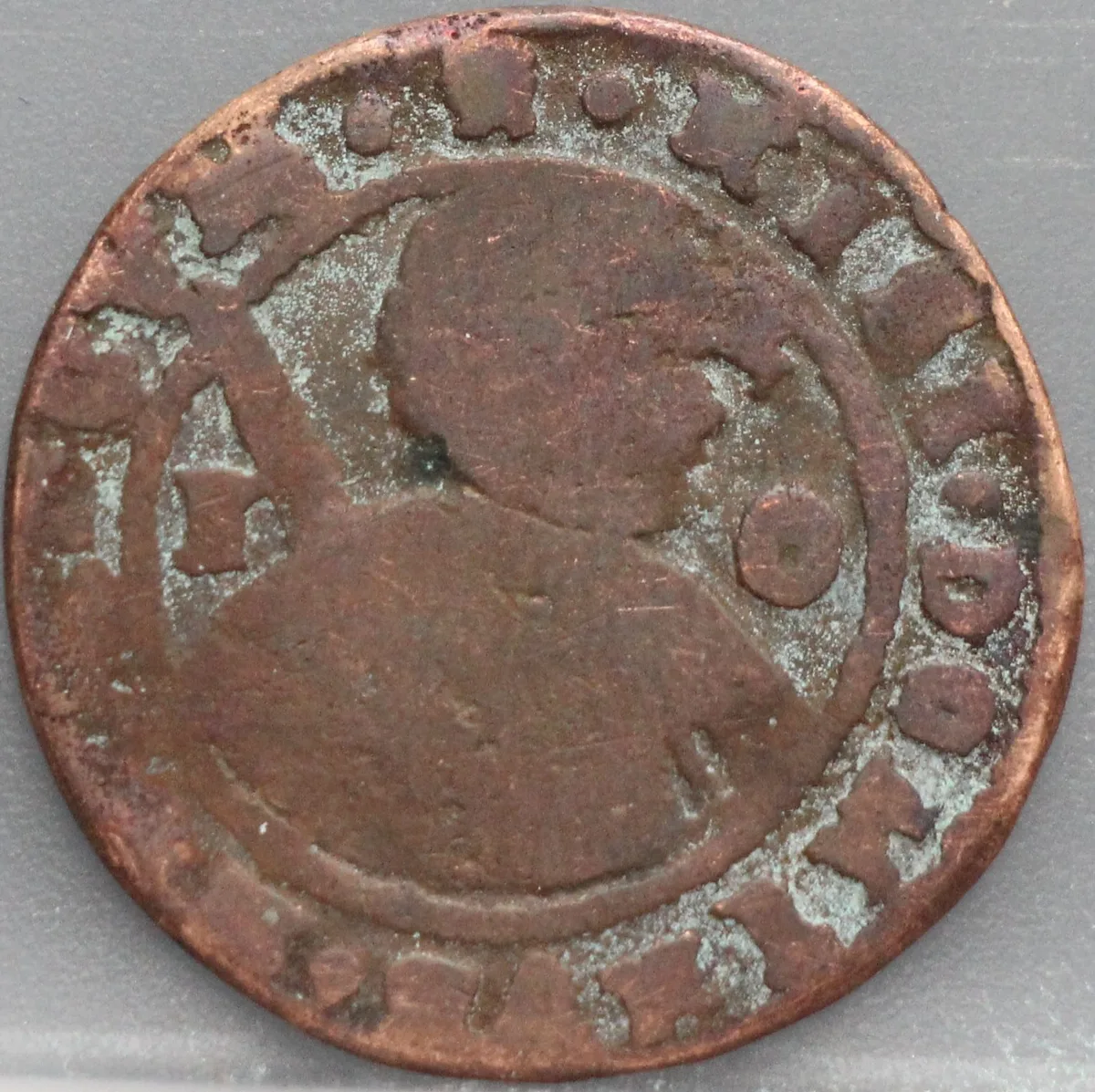Oord Friesland — Koper (zonder jaartal) voorzijde