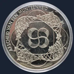 Penning 1000 gulden 2001 Afscheid van een munteenheid