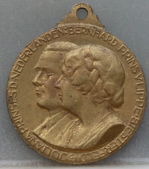 Penning 1938 — Huwelijk Prinses Juliana en Prins Bernhard