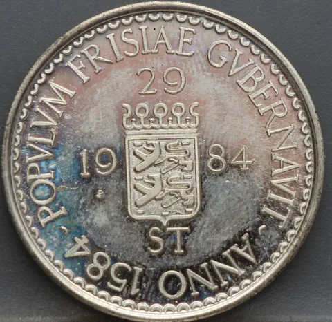 Penning 29 Stuivers 1984 Friesland — Zilver