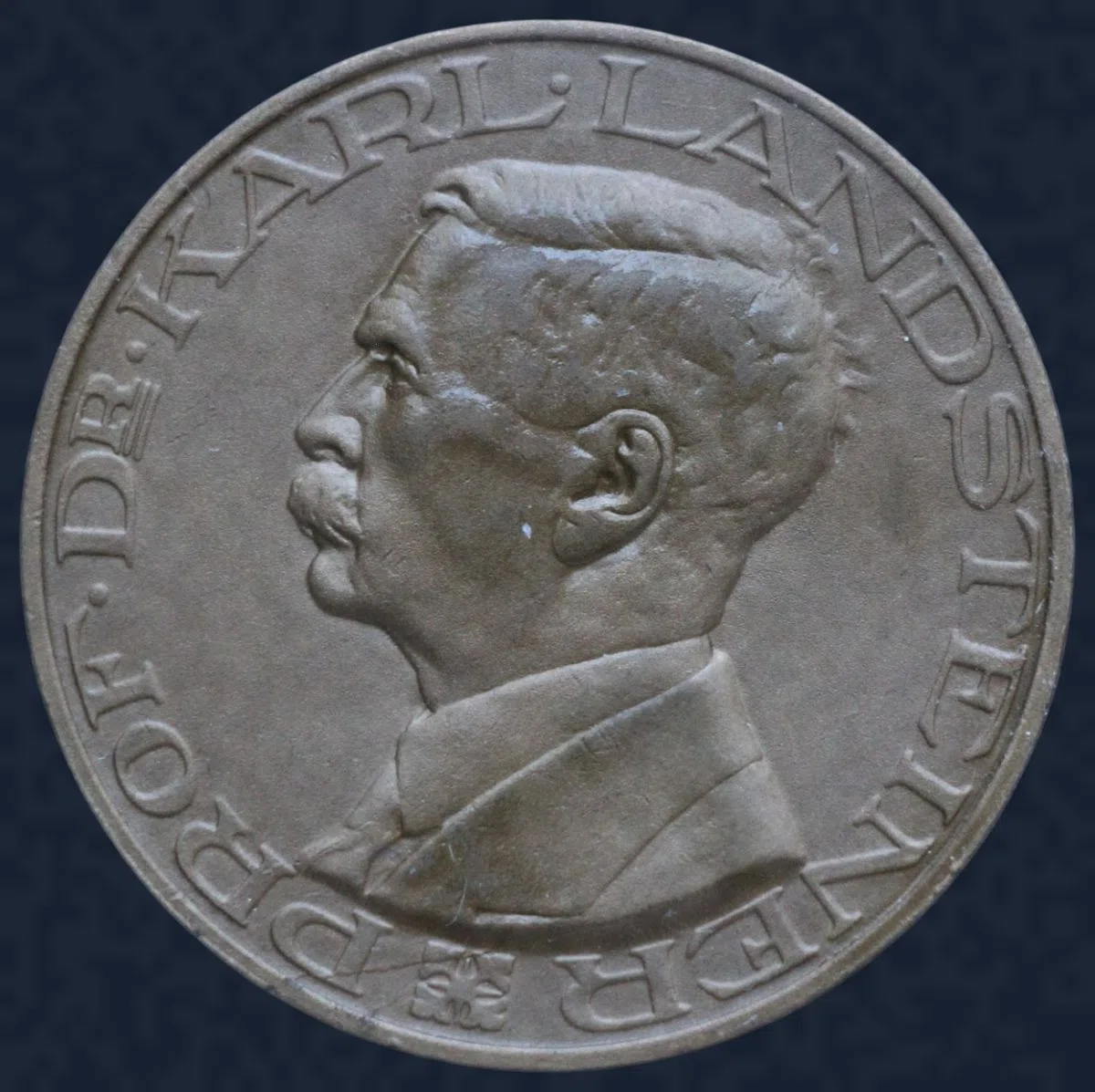 Penning Karl Landsteiner Rode Kruis Donorerkenning 40 mm