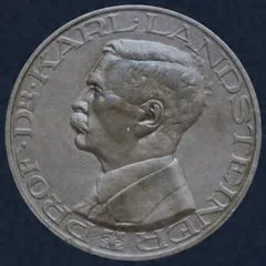 Penning Karl Landsteiner Rode Kruis Donorerkenning 40 mm