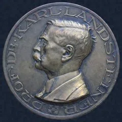 Penning Karl Landsteiner Rode Kruis Donorerkenning 40 mm