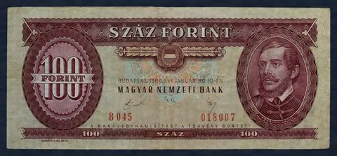 100 Forint 1989 Hongarije