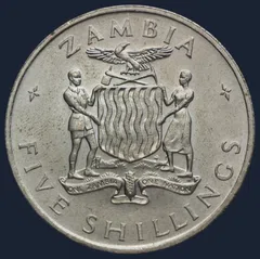 Zambia 5 Shilling 1965 Onafhankelijkheid