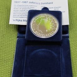 Alternative view of 50 Gulden 1987 Juliana en Bernard - Proof