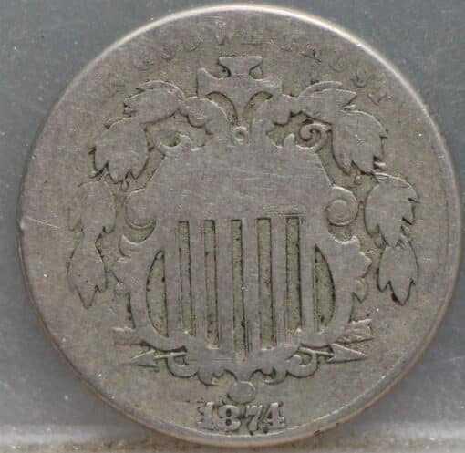 5 cents 1874 USA - Afbeelding 2