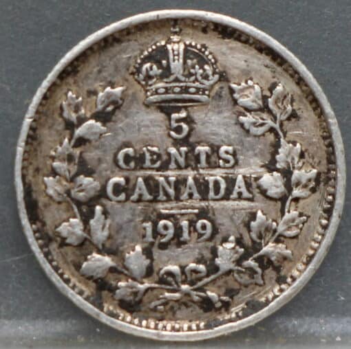 5 cents 1919 Canada