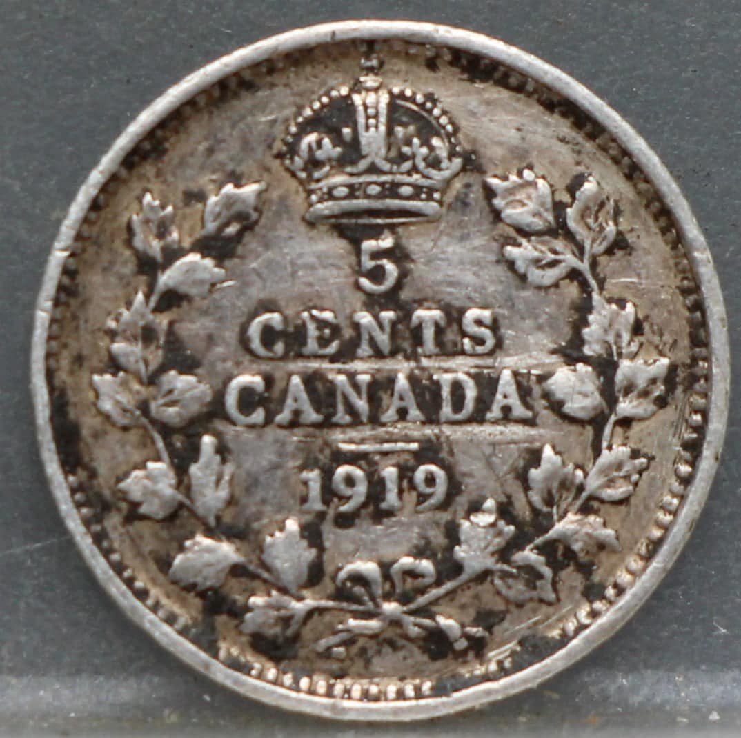 5 cents 1919 Canada