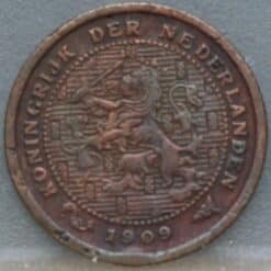 Halve cent 1909