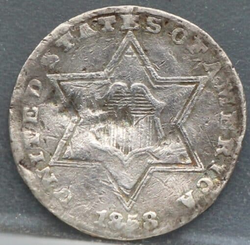 3 Cents 1858 USA - Afbeelding 2