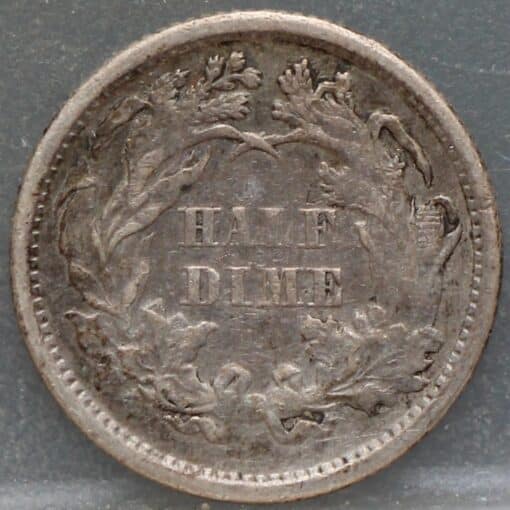half dime 1872 Liberty seated - Afbeelding 2