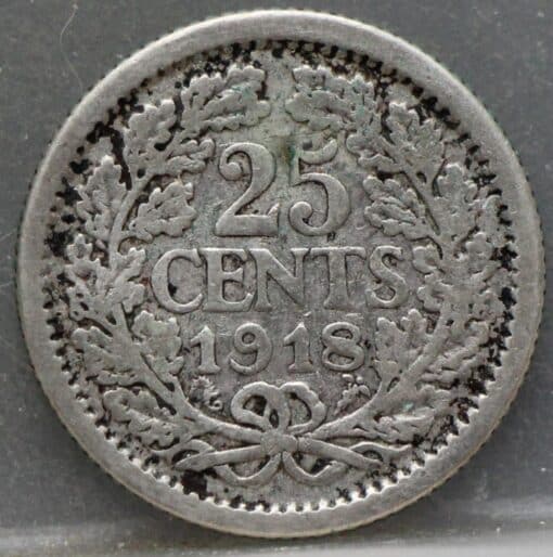 25 cent 1918 – kwartje 1918 - Afbeelding 2