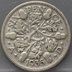 Alternative view of 6 Pence 1935 Verenigd Koninkrijk