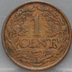 Alternative view of 1 cent 1961 Nederlandse Antillen