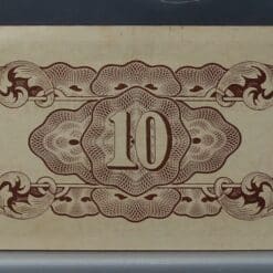 Alternative view of 10 Centavos 1942 Filipijnen The Japanese Government
