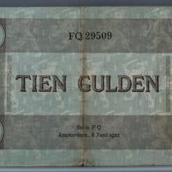 Alternative view of 10 Gulden 1921 Arbeid en Welvaart – NVMH 38-1b
