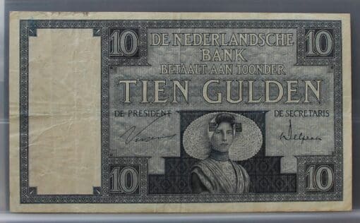 10 Gulden 1924 Zeeuws Meisje – NVMH 39-3a
