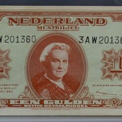 1 Gulden 1945 – NVMH 06-1C prachtig!