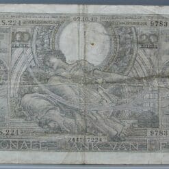 100 Frank 1942 - 20 Belgas 1942 Belgie