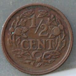 Alternative view of Halve cent 1911 – 1/2 cent 1911
