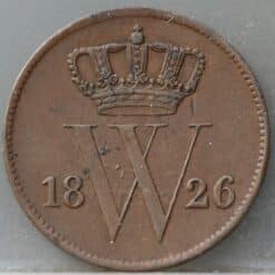 1 Cent 1826 U
