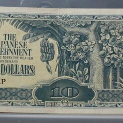 10 Dollars Malaya -  The Japanese Government