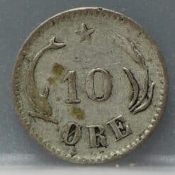 Alternative view of 10 öre 1875 Denemarken