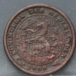 Halve cent 1909 - 1/2 cent 1909