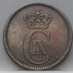 5 öre 1891 Denemarken