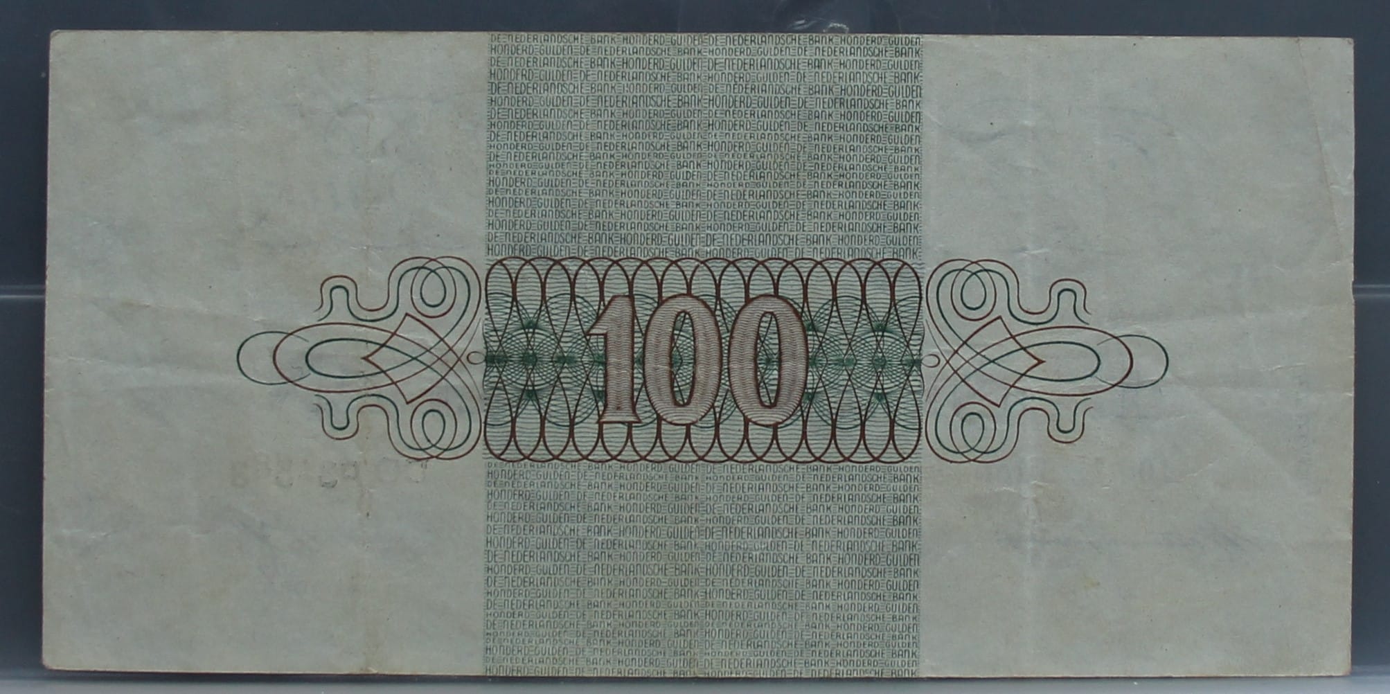 100 Gulden 1945 Geldzuivering – NVMH 119-1A netjes! - Afbeelding 2