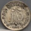 10 Cents 1926 Ceylon