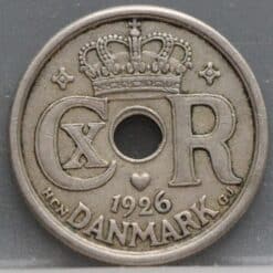 25 øre 1926 Denemarken