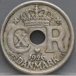 25 øre 1926 Denemarken