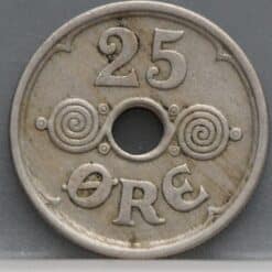 25 øre 1924 Denemarken