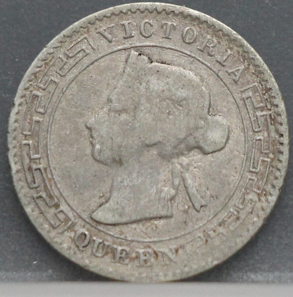 10 Cents 1892 Ceylon - Afbeelding 2