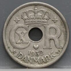 25 øre 1932 Denemarken