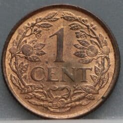 Alternative view of 1 cent 1963 Nederlandse Antillen