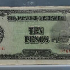 10 Pesos 1943 Philipijnen – The Japanese Government