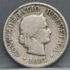 5 Rappen 1881 Zwitserland